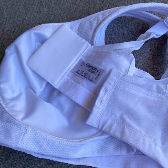 Full Figure MagicLift Plus Size Seamless Wirefree Back Close Sports Bra 40F - Picture 9 of 10